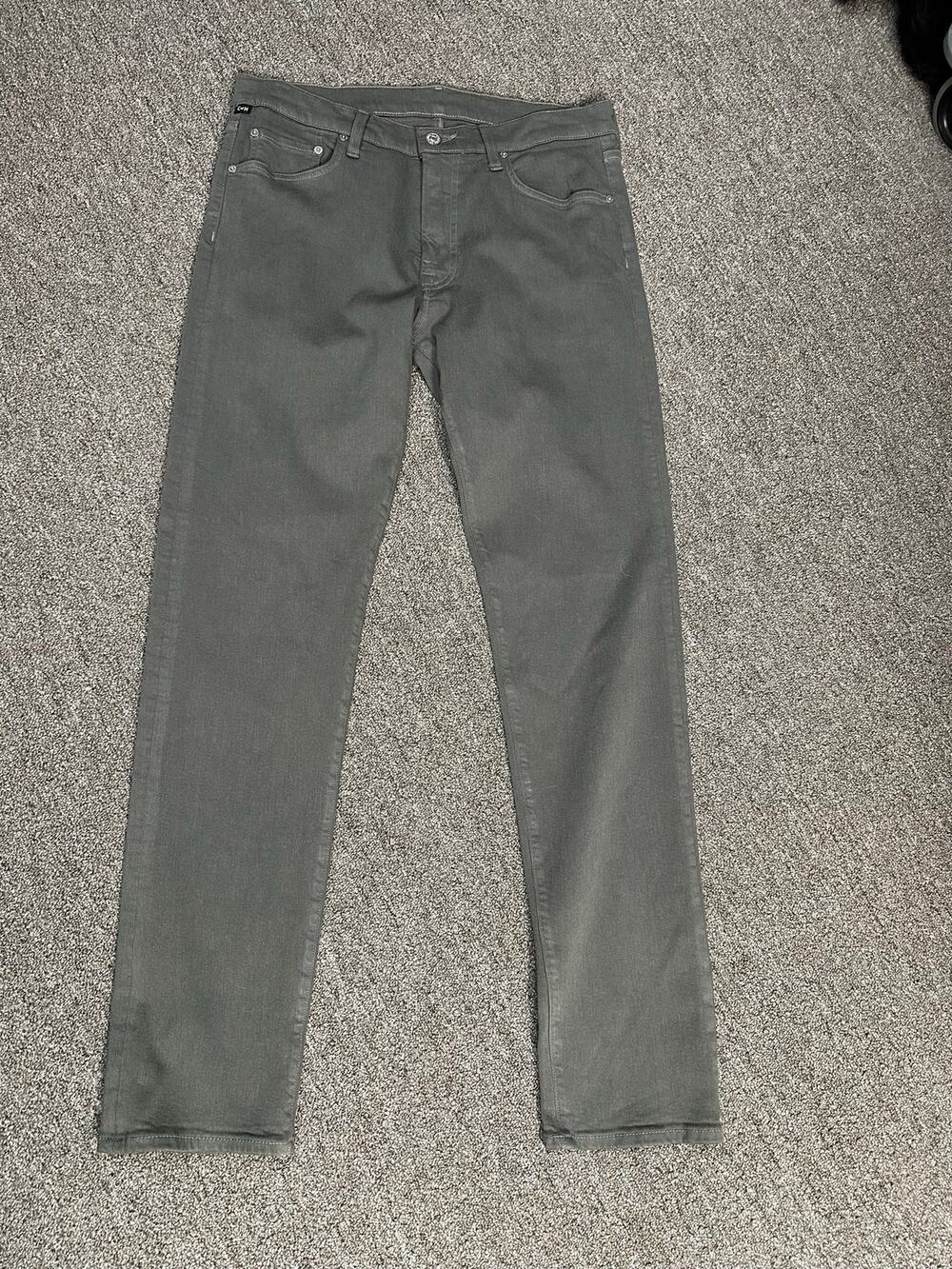 006-Citizens of Humanity Kate Jeans Arroyo Washed Grey/Green Size 32 Sample NWOT